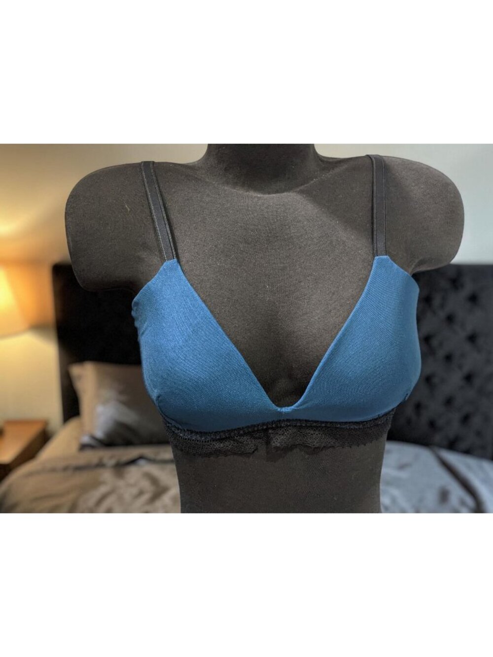 Samantha Chang Bra Teal Blue Soft Cup Bra Size M NEW  WITH TAGS!